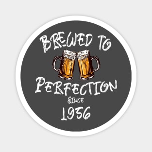 Brewed to Perfection, Personalized Birth Year T-shirt, Birthday Custom Shirt, Birthday Gift, Tee Magnet